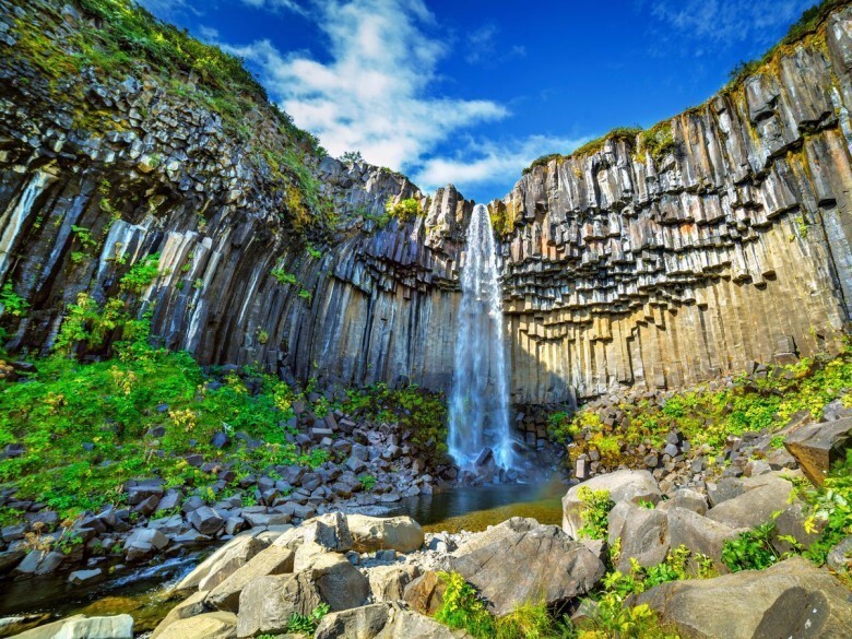 6. Водопад Свартифосс, Исландия