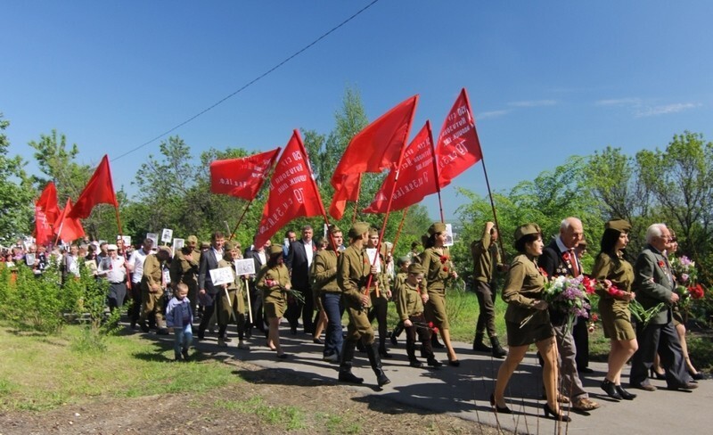 День победы в Изюме Харьковской области