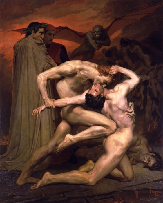 Данте и Вергилий в аду, Адольф Вильям Бугро