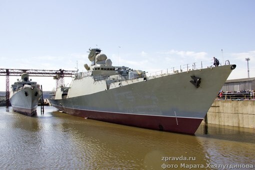 Спущен на воду МРК «Вышний Волочек» проекта 21631 «Буян-М»