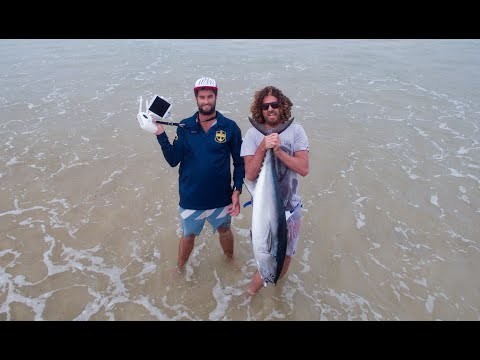 Ловля тунца с помощью дрона 