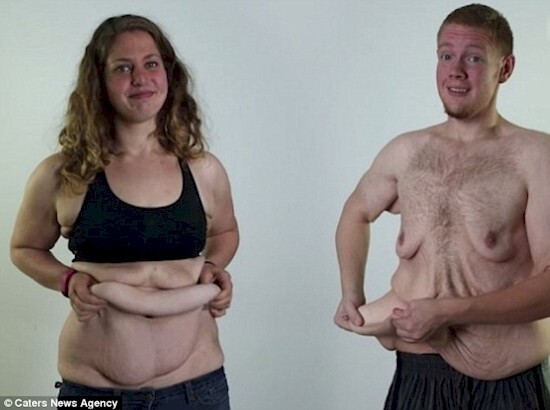 Лиза потеряла 50 кг, а Джон стал легче на 100.
