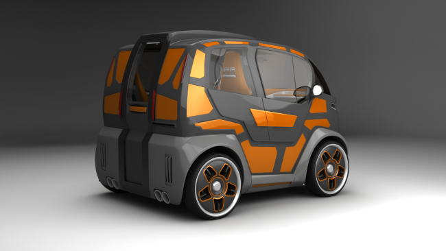 Городской мини-автомобиль от российских дизайнеров 