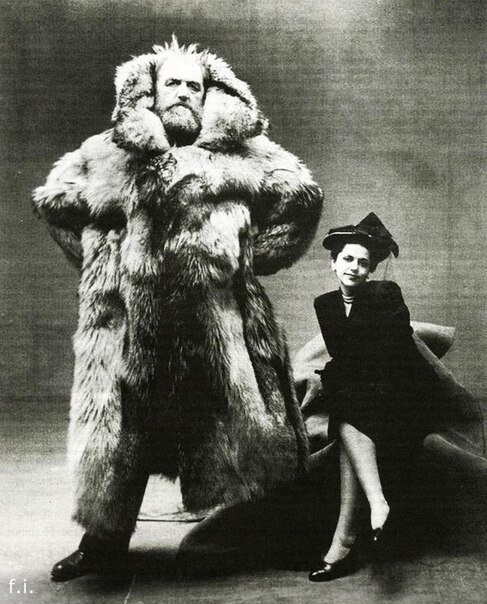 Арктический исследователь Питер Фреукэн и его жена Дагмар. 1947 г. (сделал стамеску из своих собственных замороженных фекалий, чтобы освободить себя из лавины)