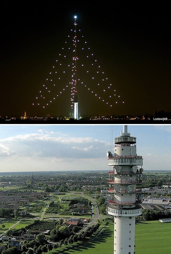 3. Самая высокая рождественская ёлка в мире (Нидерланды)