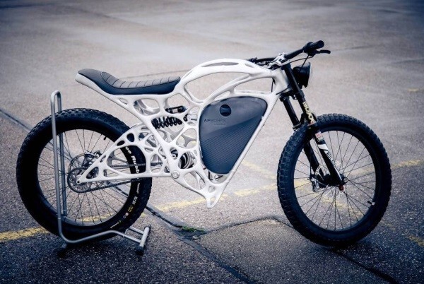 Электромотоцикл Light Rider напечатанный на 3D-принтере