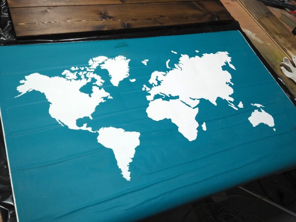 Карта мира своими руками