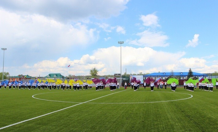 В Кузнецке Пензенской области после масштабной реконструкции открыли стадион «Рубин»
