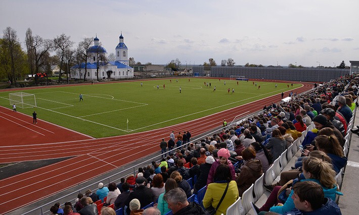 В городе Трубчевск Брянской области реконструирован футбольный стадион