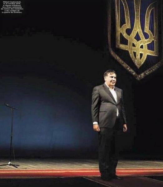 Лидер новой партии. Украинец М.Саакашвили