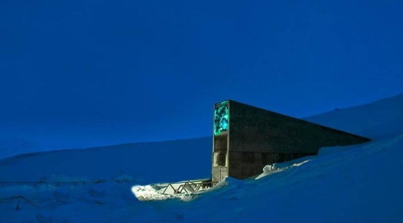 Внутри Ноева ковчега вблизи арктического острова