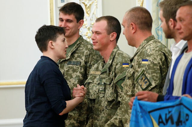 Чем отличилась Савченко в первый день на Украине