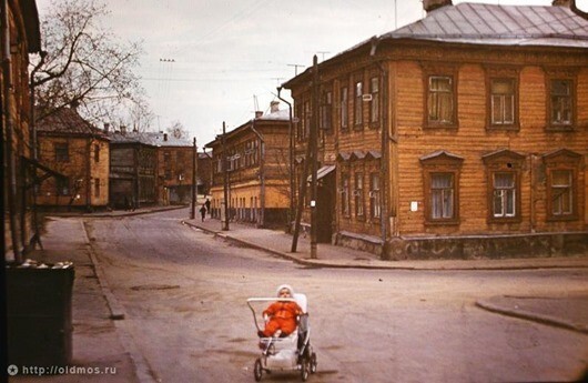Москва 3-й Лаврский переулок в 1973 году: