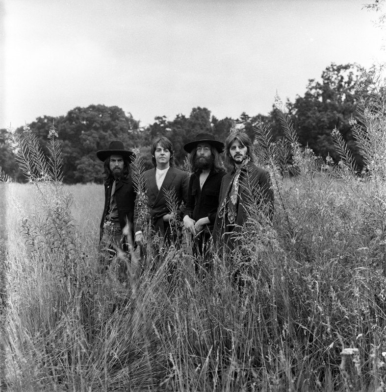 The Beatles. Последняя совместная фотосессия. Титтенхёрст, 1969 год.