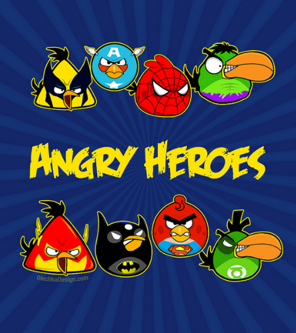 Angry birds parody