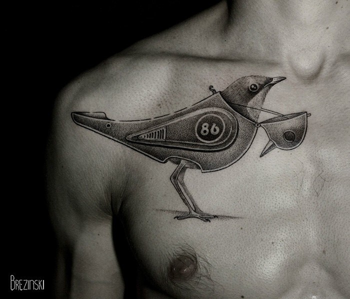 Сюрреалистичные работы белорусского тату-мастера