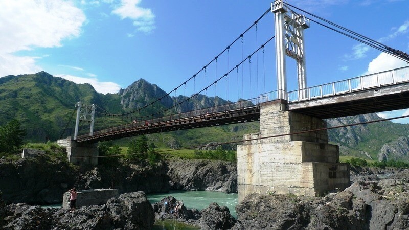 Горный Алтай. Ороктойский мост