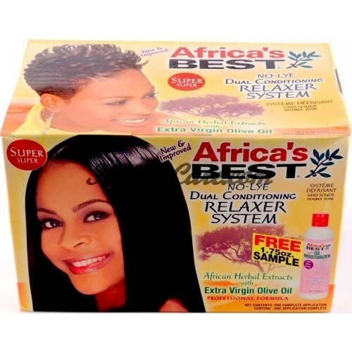 4. Africa's Best — No-Lye Dual Conditioning Relaxer System