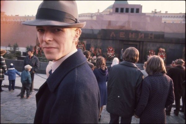 26. Дейвид Боуи на Красной площади в Москве. 1973 год.