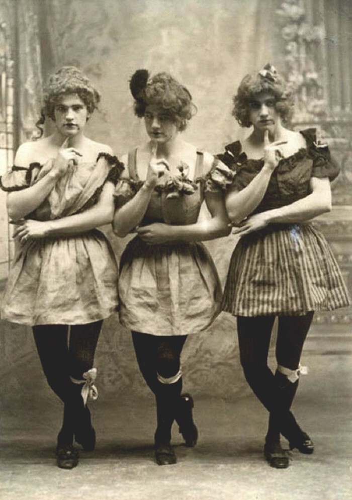 6. Модные парни (да-да, именно парни), 1883 год