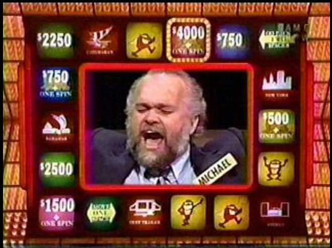 Это Майкл Ларсон. Он смог обмануть лотерею в 1984 году и выиграл 110 000 долларов. В то время это был рекорд. Ему не хотели отдавать деньги, но он оспорил решение, так как никто не запрещал запоминать комбинации игры.