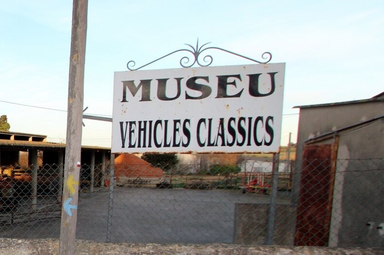 Автомобильный музей в кустах
