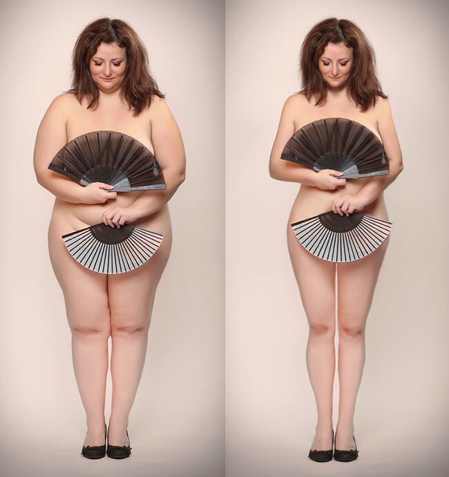 Проект Thinner Beauty,  который с помощью фотошопа "помогает" девушкам похудеть