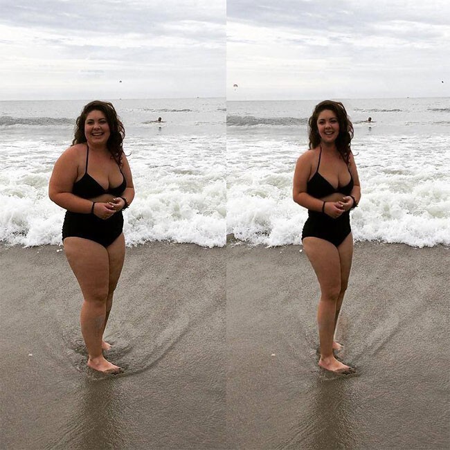 Проект Thinner Beauty,  который с помощью фотошопа "помогает" девушкам похудеть