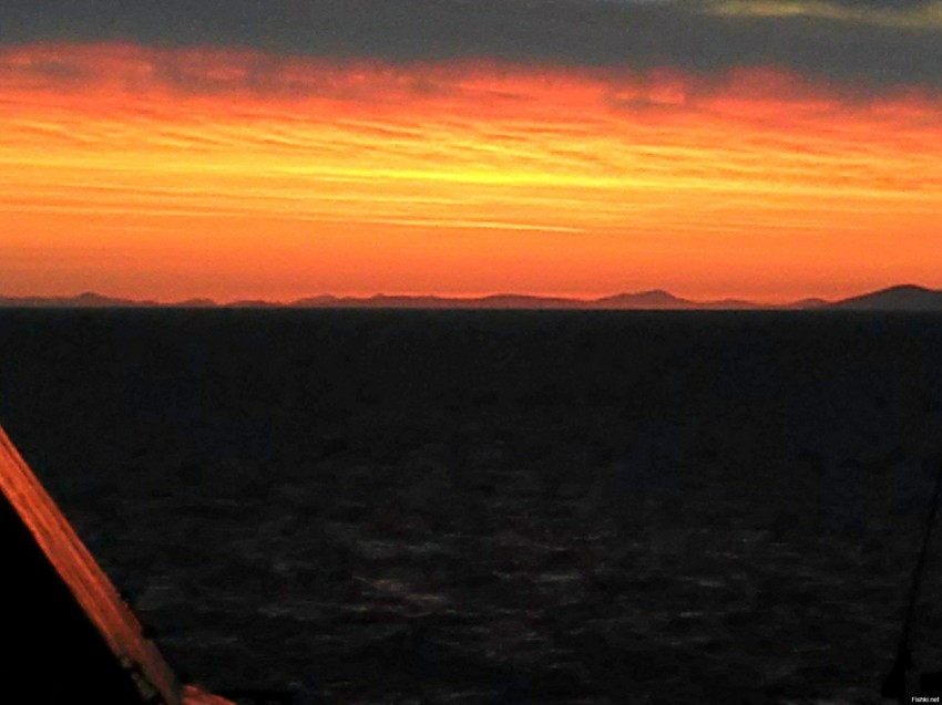 Закат в Беринговом море