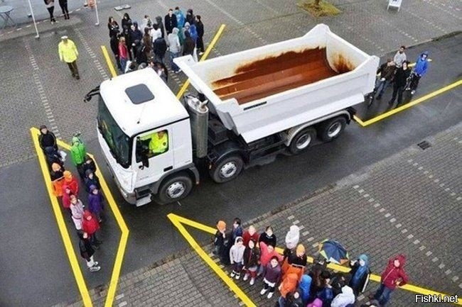 Слепые зоны у грузовика