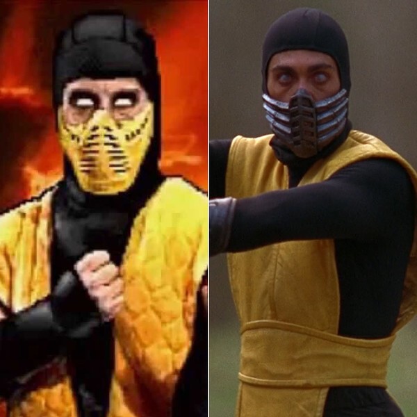 5. Крис Касамасса в роли скорпиона из Mortal Kombat.