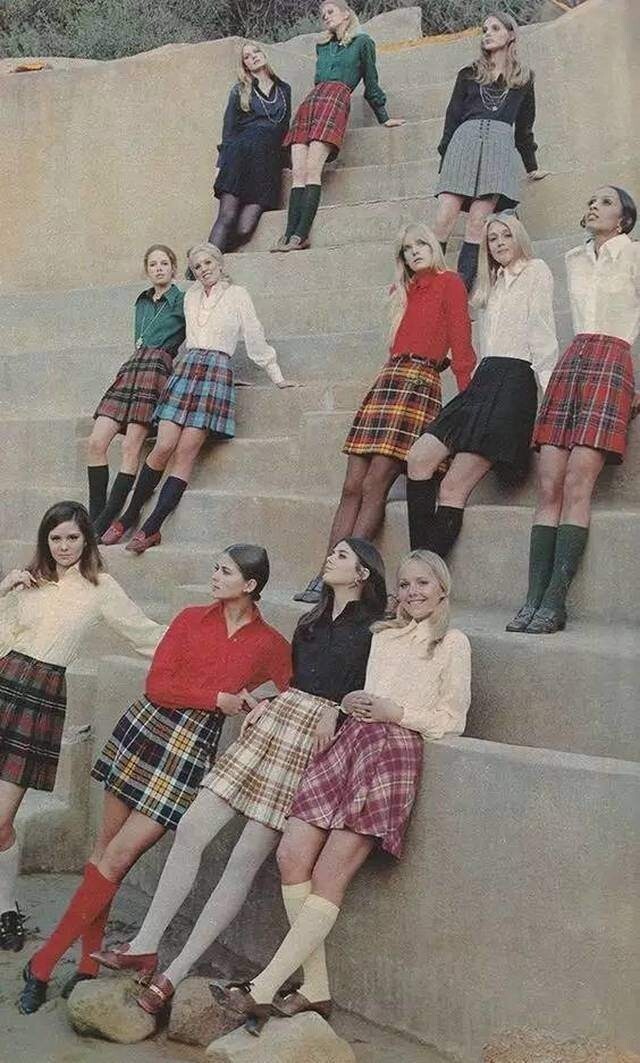 Американские школьницы, 1960-е  