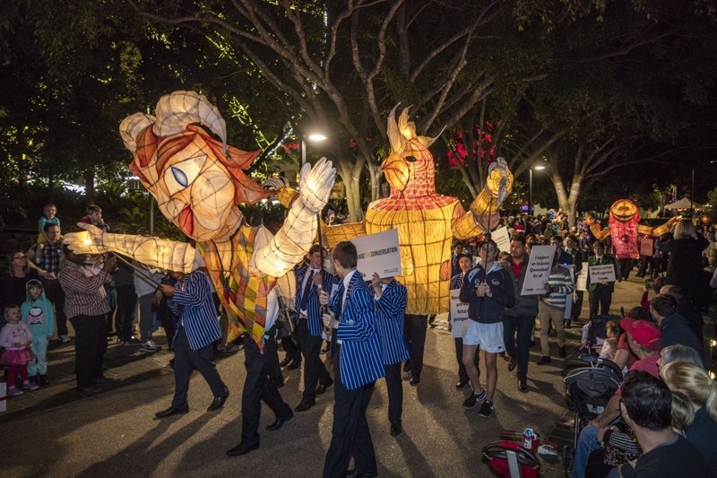 Luminous Lantern Parade в Австралии