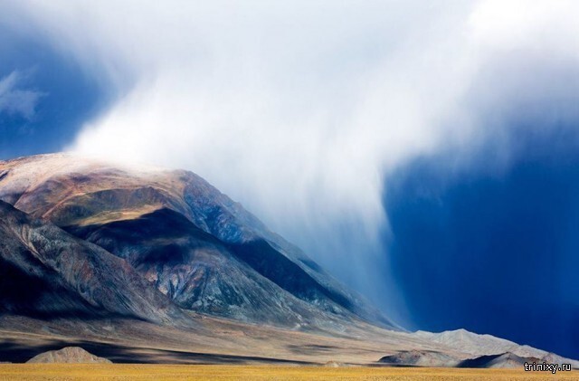 Сухой дождь, горный массив Таван-Богдо-Ула, Алтай