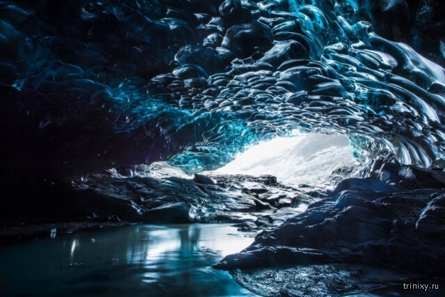 Пещера под ледником Ватнайёкюдль, Исландия