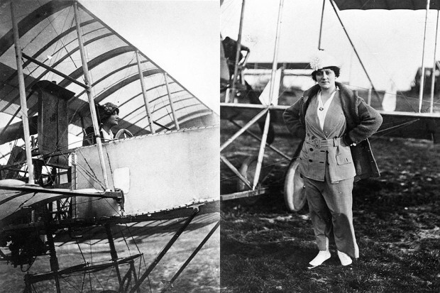 Раймонда де Ларош (Элиза Леонтина Дерош) — первая женщина-пилот
