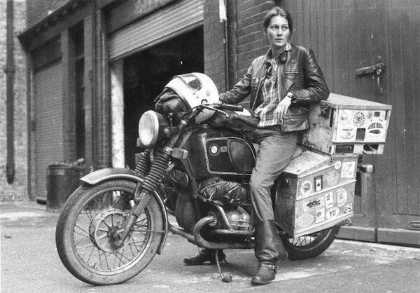 Элизабет Бирдм - первая женщина мотоциклист, объехавшая вокруг света... 
