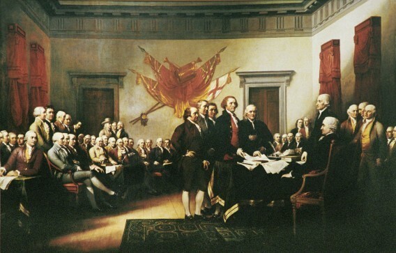 Речь неизвестного при подписании Декларации независимости