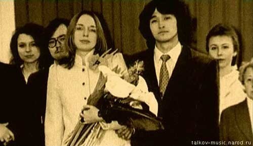Бракосочетание Виктора Цоя и Марианны Родованской, февраль 1985 года.