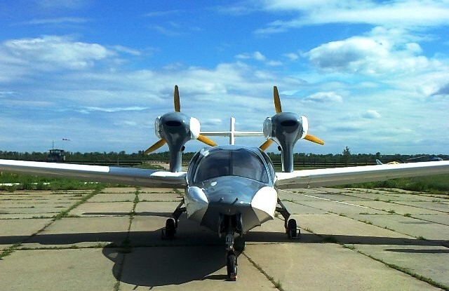7. В Самаре начали лётные испытания нового самолёта-амфибии АСК-62