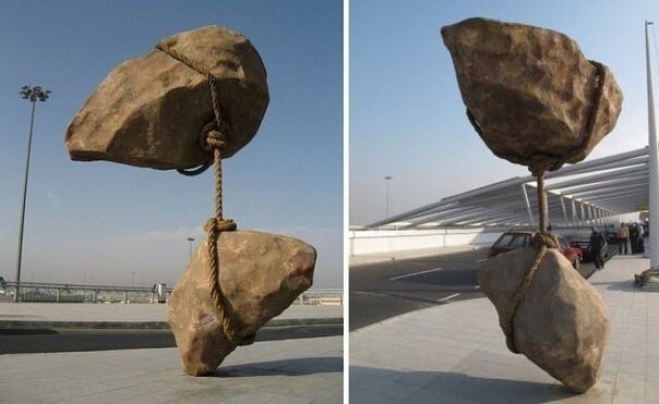 Скульптуры, бросающие вызов законам гравитации