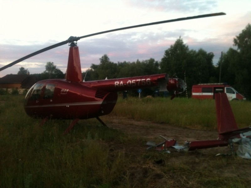 В Татарстане совершил вынужденную посадку вертолет, у которого отвалился хвост
