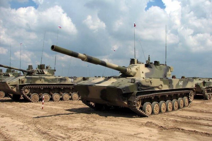 5. Подразделения ВДВ усиливают танками и самоходными артиллерийскими установками