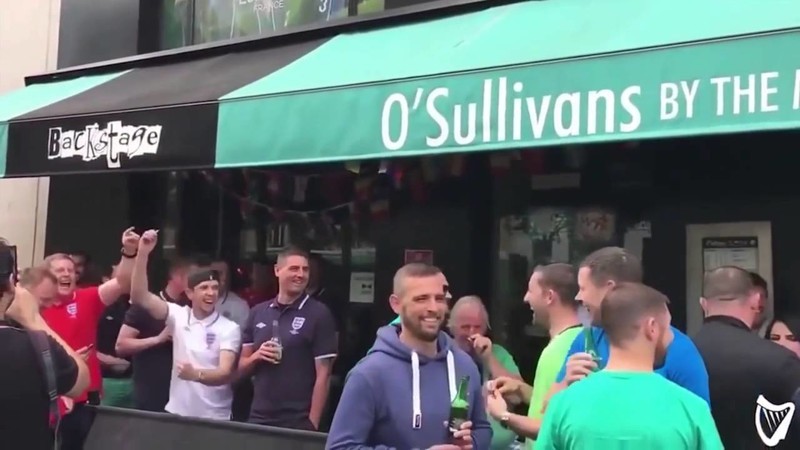 Ирландские фанаты пугают английских тем, что позовут русских 