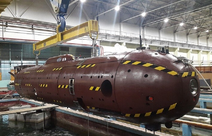 5. Первый опытный образец автономного необитаемого подводного аппарата «Клавесин-2Р-ПМ».