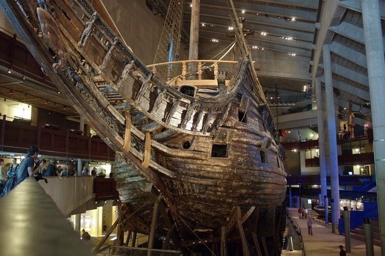 Vasa — единственный в мире сохранившийся корабль постройки XVII века