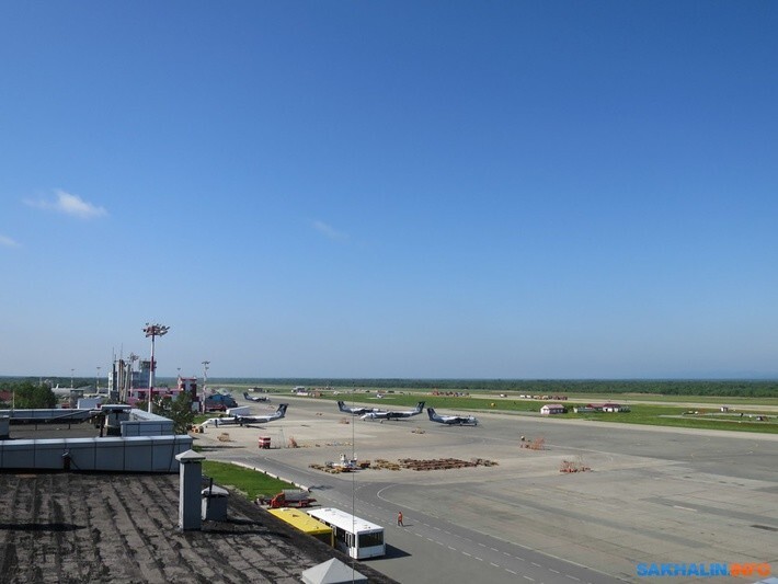 3. В аэропорту Южно-Сахалинска приступили к реконструкции взлетно-посадочной полосы