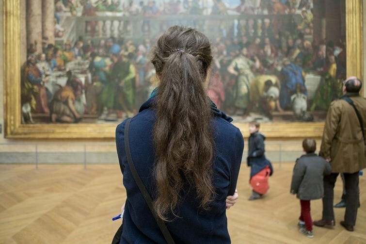 Мона Лиза, Лувр, Париж, Франция  