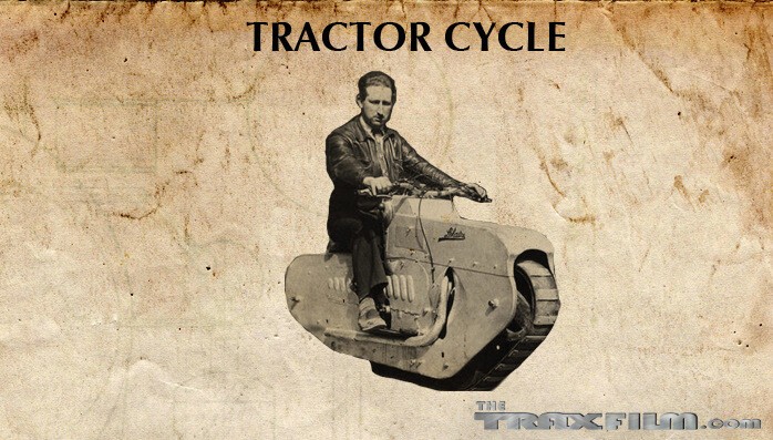 Tractorcycle - гусеничный мотоцикл 1938 года