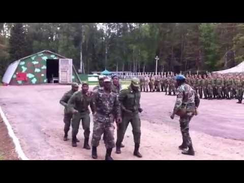 Строевая песня ангольских военных 